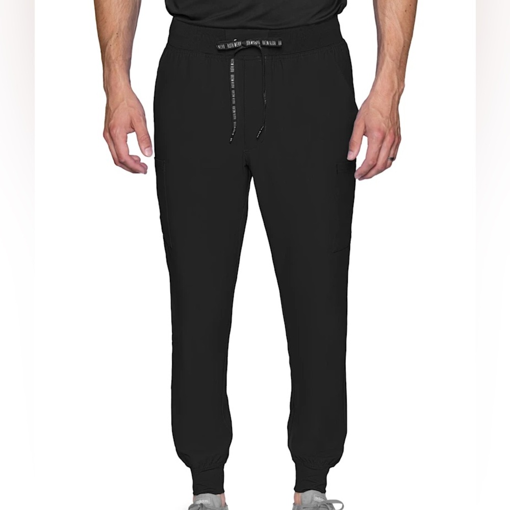 ROTH Black 5-Pocket Jersey Knit Waistband Cargo Jogger Pant
